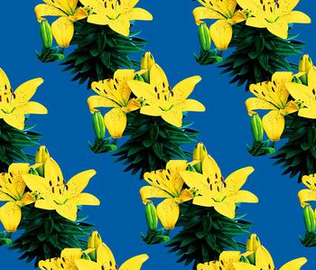 绿叶印花华亿平台图片