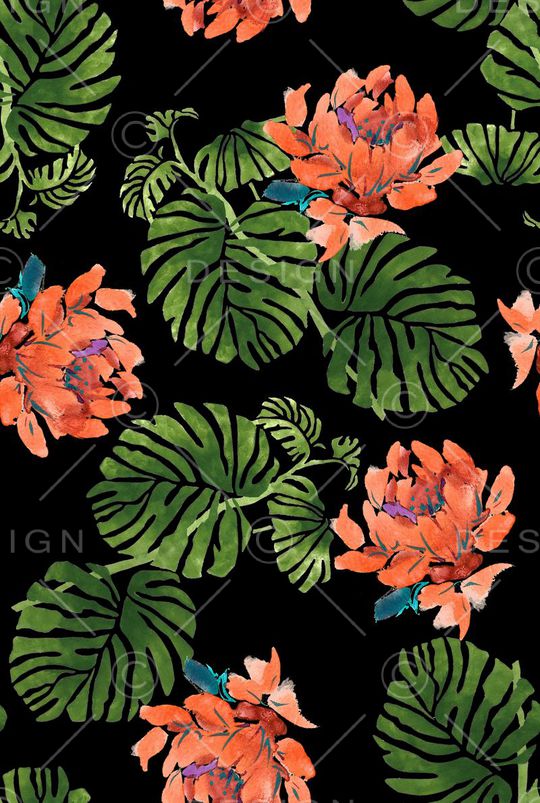 水彩印花华亿平台图片