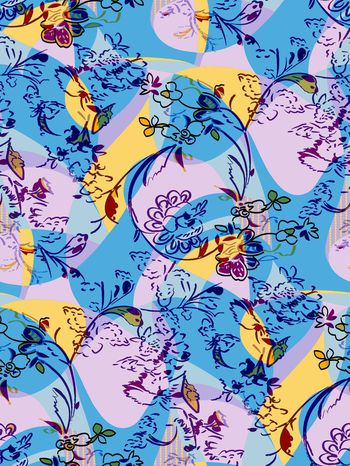 696189-时尚抽象花纹--2