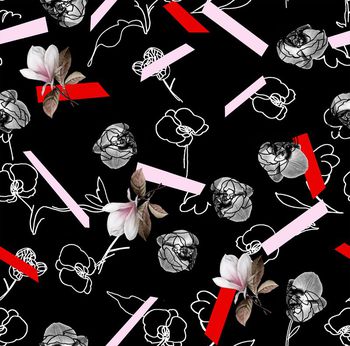 花朵印花华亿平台图片