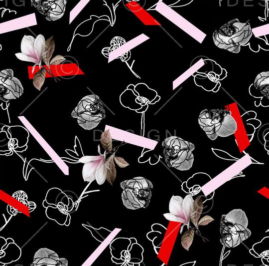 花朵印花华亿平台图片