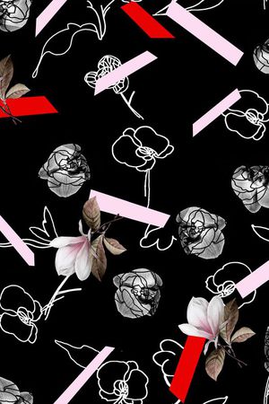 花朵印花华亿平台图片