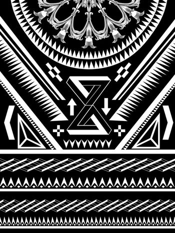 Fei-趣味几何印花华亿平台图片