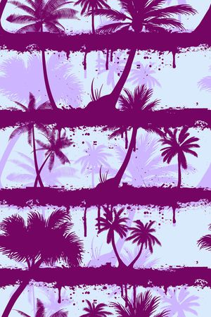 棕榈叶印花华亿平台图片