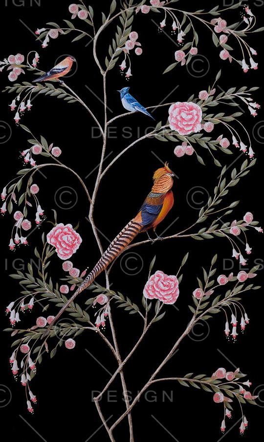 飞鸟印花华亿平台图片