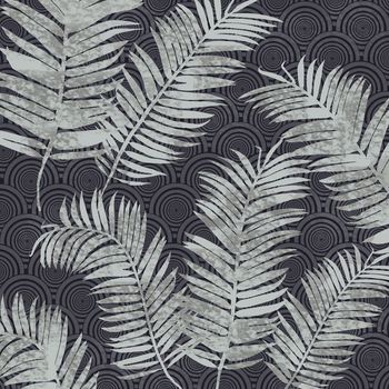 蕨类印花华亿平台图片