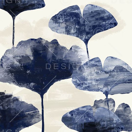 银杏叶印花华亿平台图片