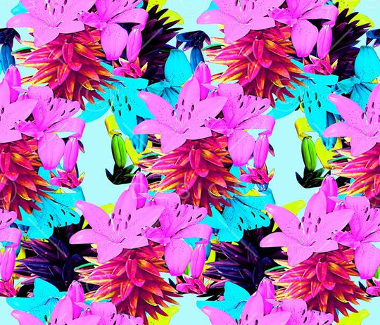 乱花印花华亿平台图片