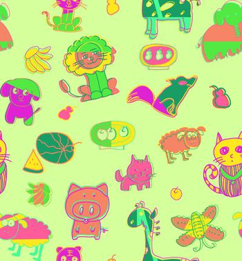 卡通印花华亿平台图片