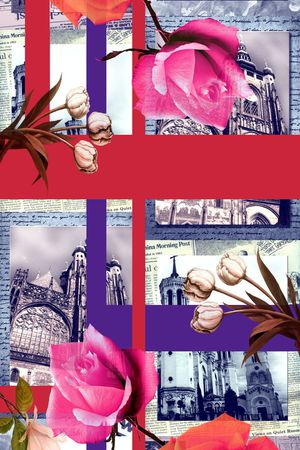 披肩长巾印花华亿平台图片