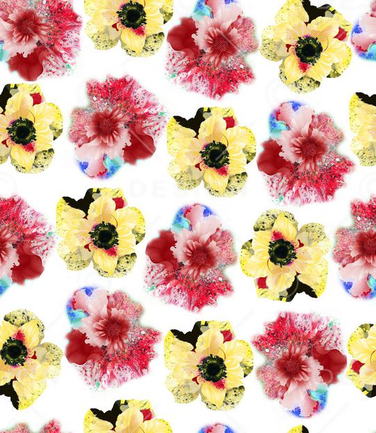 花朵印花华亿平台图片