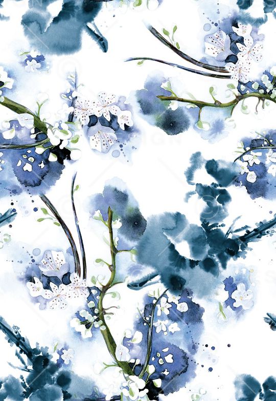 水墨印花华亿平台图片