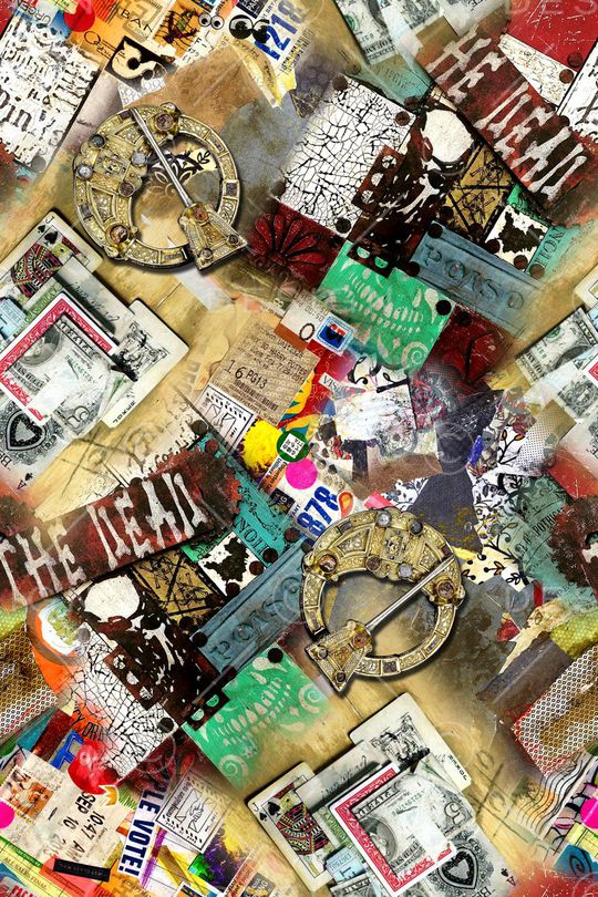 抽象印花华亿平台图片