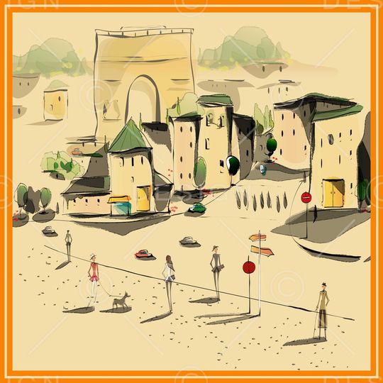 风景印花华亿平台图片