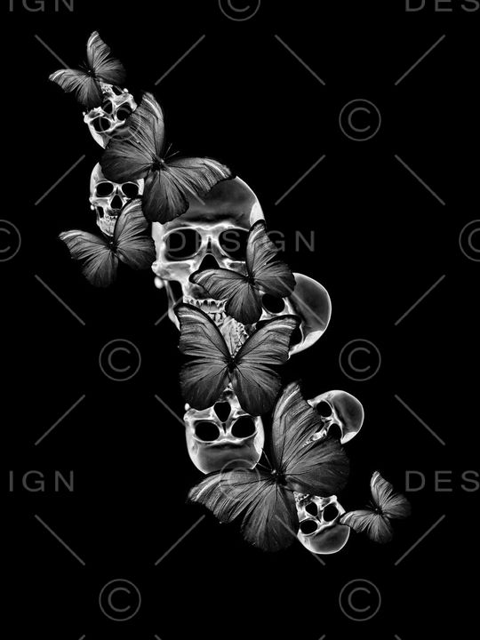 骷髅头印花华亿平台图片