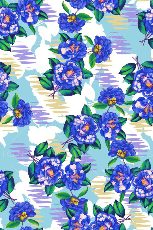 花朵印花华亿平台图片