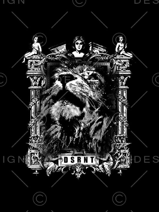 狮子印花华亿平台图片