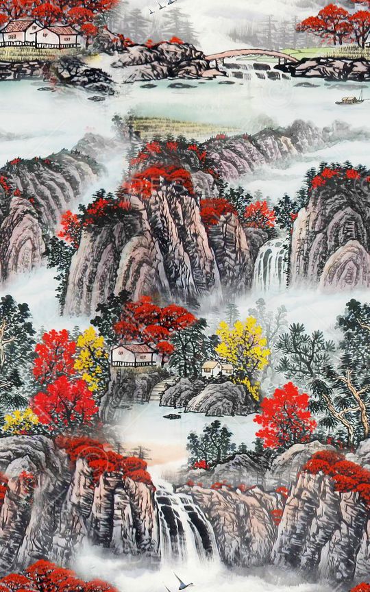 国画印花华亿平台图片