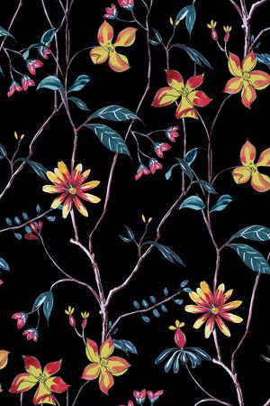 手绘印花华亿平台图片