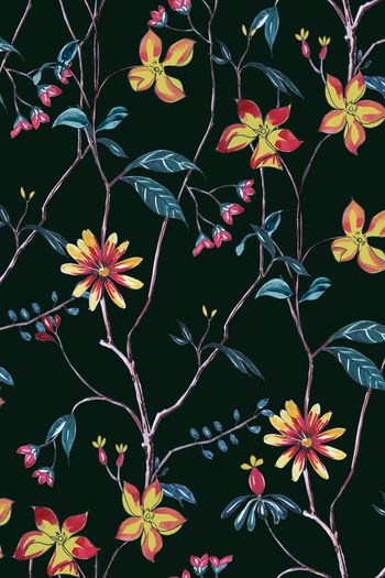 手绘印花华亿平台图片