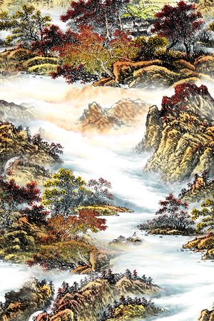 国画印花华亿平台图片