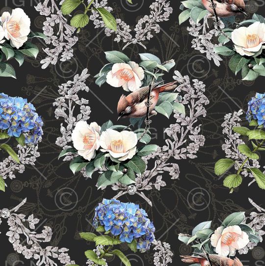 山茶花印花华亿平台图片