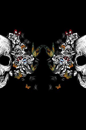 骷髅头印花华亿平台图片