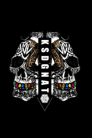 骷髅头印花华亿平台图片