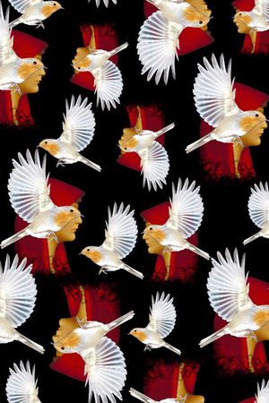 人头人像印花华亿平台图片