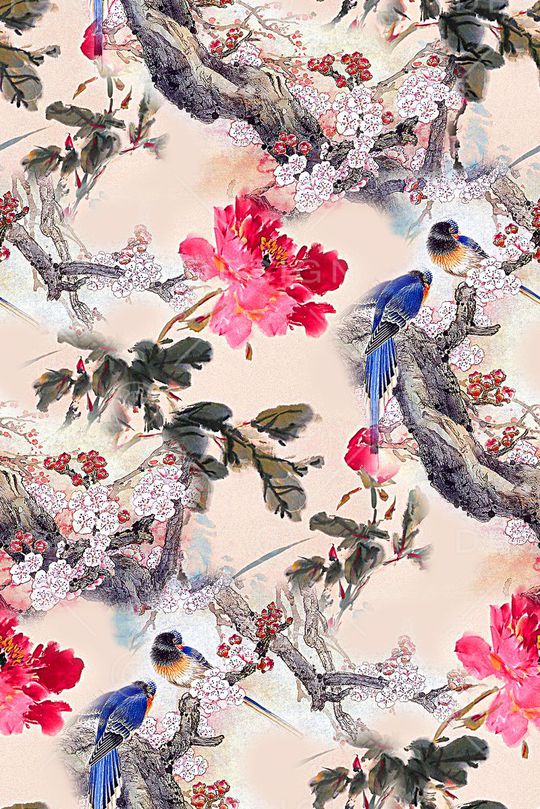 彩绘印花华亿平台图片