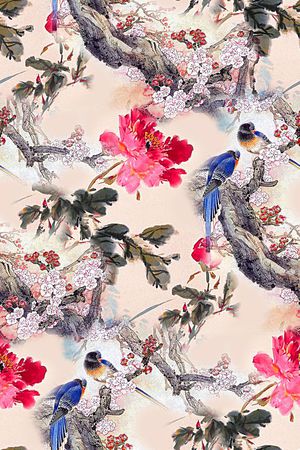 彩绘印花华亿平台图片