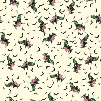 696993-巫婆蝙蝠绿