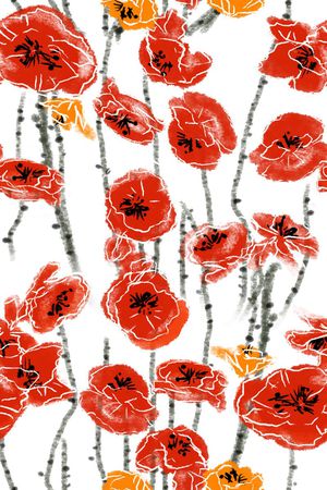 花朵花卉印花华亿平台图片