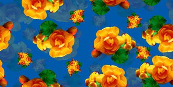 绿叶印花华亿平台图片