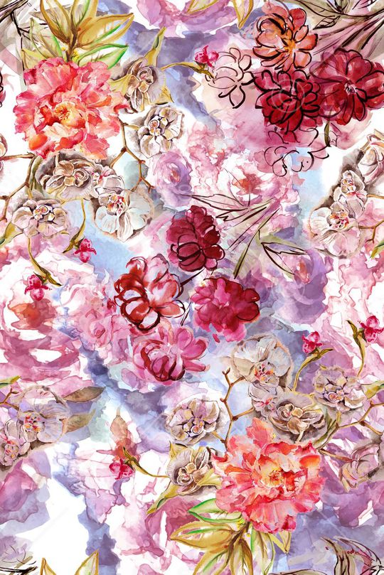 手绘印花华亿平台图片