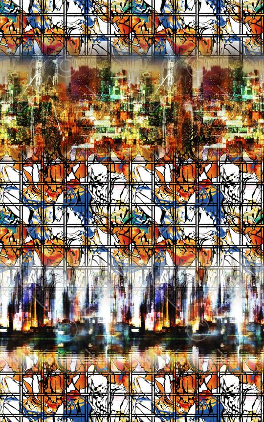 条纹印花华亿平台图片