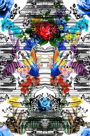 MAX-女装花卉印花华亿平台图片