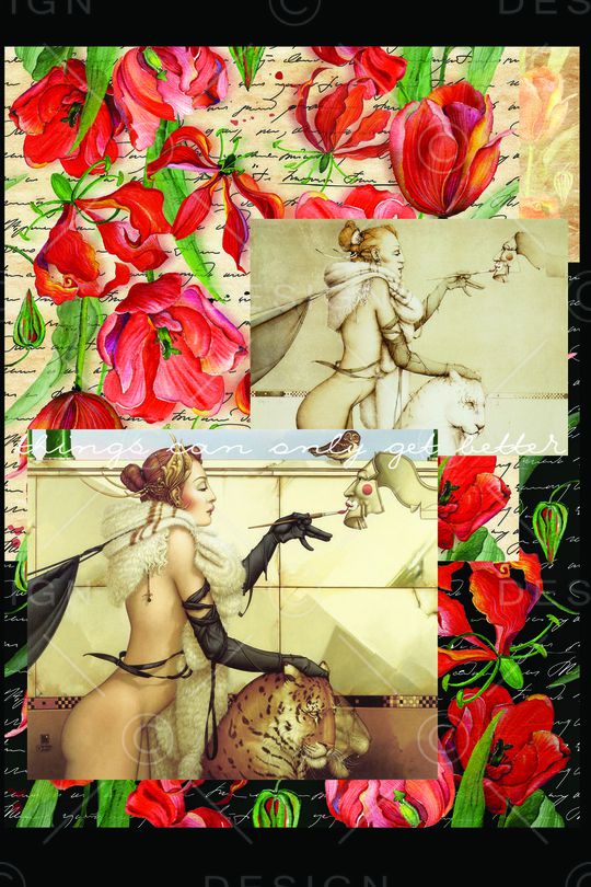 flowers印花华亿平台图片