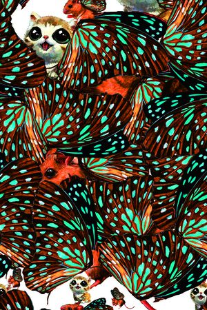 创意服装面料印花华亿平台图片