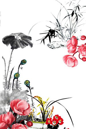 荷花印花华亿平台图片