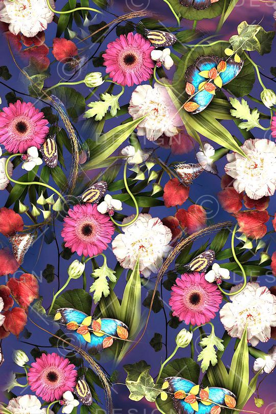 花草印花华亿平台图片