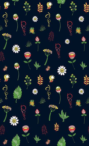 697235-简约田园花草C