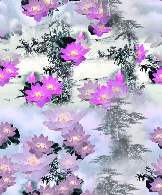 风景印花华亿平台图片