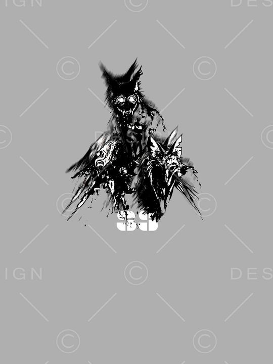 手绘抽象动物纹印花华亿平台图片