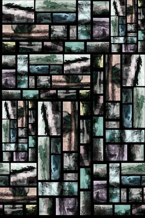 风景印花华亿平台图片