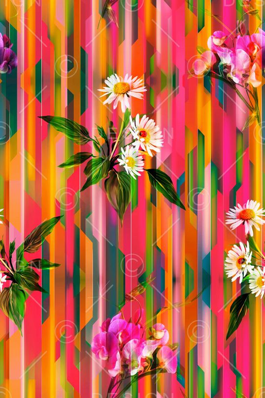 花朵印花华亿平台图片