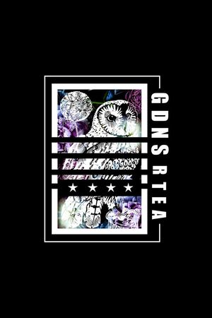 猫头鹰印花华亿平台图片