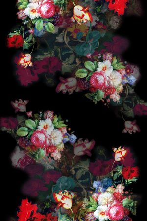 披肩长巾印花华亿平台图片