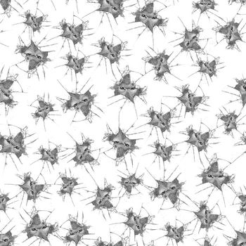 697451-裂玻璃狼白