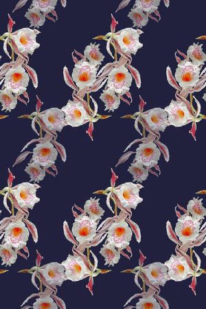 植物花卉印花华亿平台图片